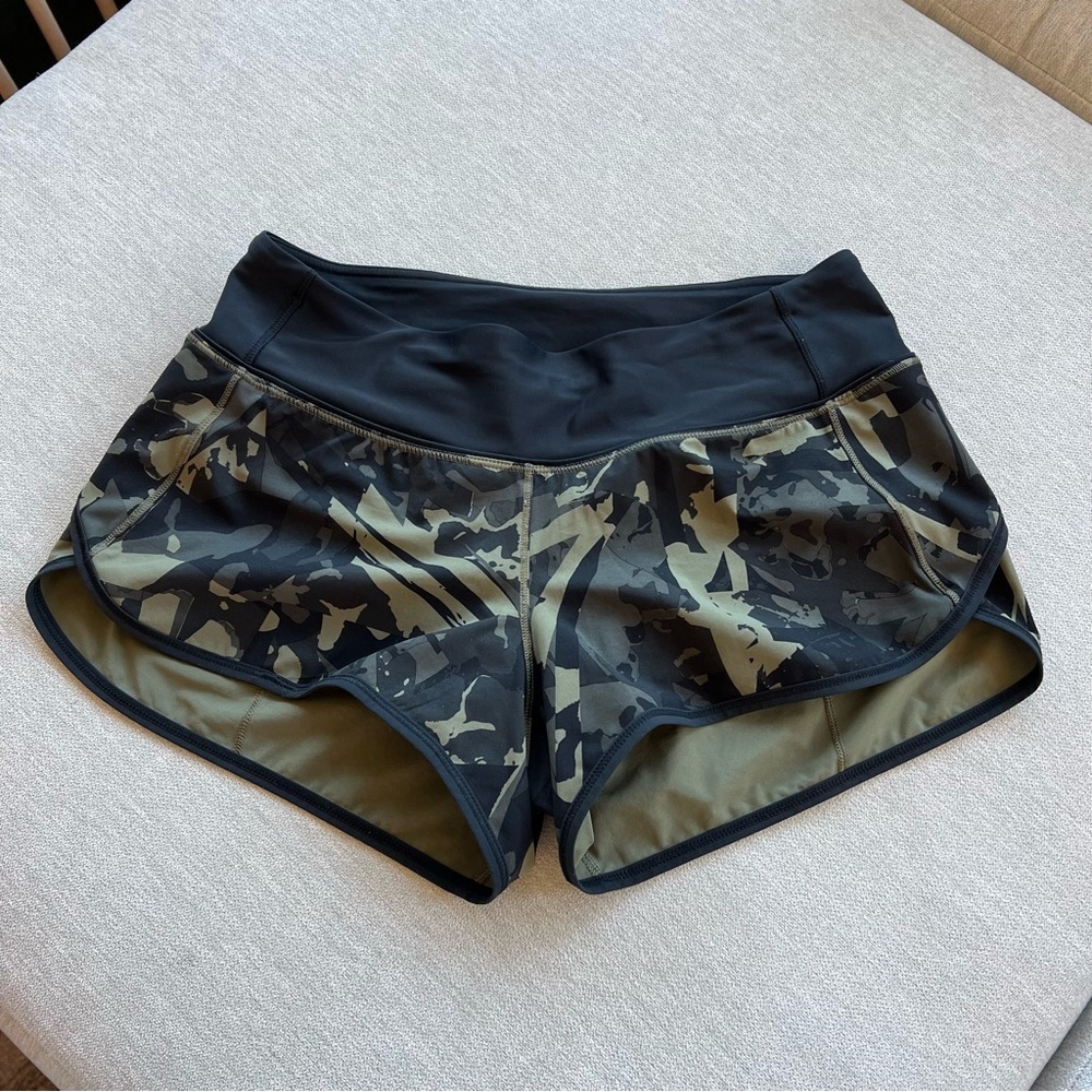 Lululemon Speed Short *H20 Pop Cut Fatigue